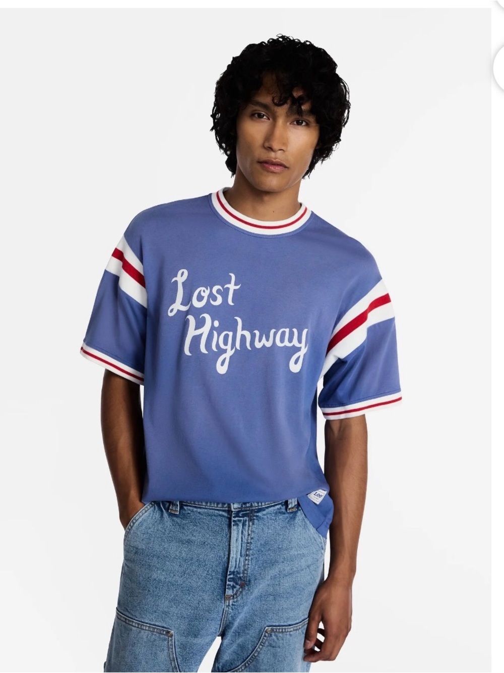 Hank Williams Lost Highway Vintage Style Tee Medium